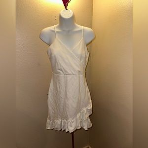 White mini dress
